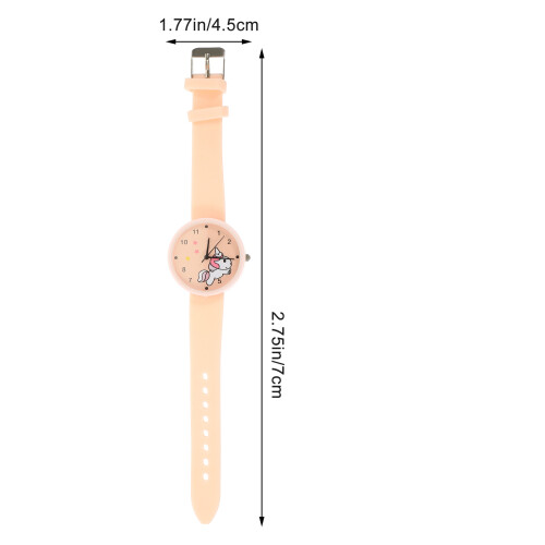 4Sets Lovely Kids Watch Cartoon Pattern Practical Gift for Students 2