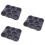 3Pcs Silicone Burger Mold 8-Cavity Nonstick Bread Pan for Kitchen 9