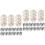 300 Sets Diy Rivets For Handmade Decorative Clothing Projects 4