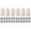 300 Sets Diy Rivets For Handmade Decorative Clothing Projects 2