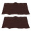 4Pcs Brown Wool Felt Sheets Stiffened Fabric for Drum Needle Felting 1