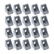 2020 Aluminum Extrusion Bracket 90 Degree Corner Connector for 6mm Slot Profile L Shape (20Pcs)