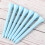 200Pcs Durable Sky-Blue Wood Tees for Golf Depth 9