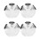 4Pcs Durable White Plastic Reusable Crab Crawfish Fishing Traps 6
