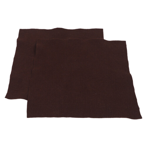 4Pcs Brown Wool Felt Sheets Stiffened Fabric for Drum Needle Felting 1