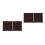 4Pcs Brown Wool Felt Sheets Stiffened Fabric for Drum Needle Felting 4