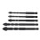 5PCS Masonry Drill Bits Set – Cemented Carbide, 6mm-12mm, 1/4in Hex Shank 16