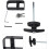T Handle Lock for Shed and Barn, Black Powder Coated Security Set with Keys, RustResistant 3