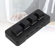 Wireless 2.4G Bluetooth Mechanical Macro Keyboard with RGB & 3 Modes