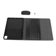 Bluetooth Keyboard Case with Mouse Dual Mode 150mAh 400mAh Black for 11-inch Tablets