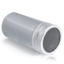 Stainless Steel Cocoa Powder Shaker with Fine Mesh Lid, Large Capacity Spice Dispenser