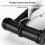 Gold Sliding Glass Door Handle with Long Grip, Modern Pull Push Design for Office Bathroom 4