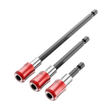 Screwdriver Extension Bar Set 6.35mm Hex Shank Rod Quick Change Design Multiple Length Options