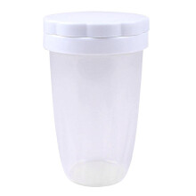 Flour Sifter and Powder Sugar Shaker with Hand Crank, Food Grade Plastic for Baking and Dusting