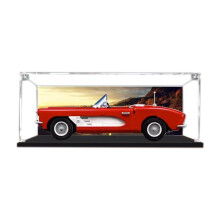 Display Case for 10321 Corvette Cars, Clear Acrylic Dustproof UV Protection Showcase