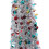 4.9ft Sequin Foldable Xmas Tree 1.5m Silver Colorful Holiday Decor 10