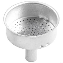 Aluminium Moka Pot Filter Funnel Replacement for 112 Cup Stovetop Espresso Maker, Silver 150ML
