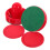 2Sets Rotes Eishockey Ersatzset Mit Kunststoff Pucks Und Schiebern 1