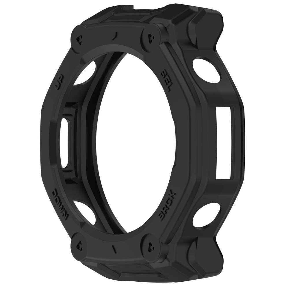 48Mm Shockproof Protective Case With Quick Button Access For Trex 3 Smartwatch Black 9070919987403