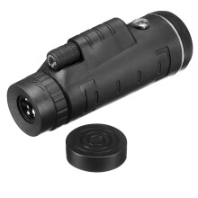 2Sets Robustes Mini Monokular Schwarz, Hd Camping Teleskop Für Handy