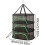 Herb Drying Rack 3 Layer Foldable Mesh with Zipper and Windproof Hook for Herbs Vegetables 5