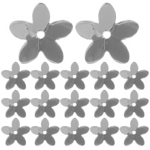 2Sets Dekorative Silberne Pailletten Für DIY Kleidung Und Basteln