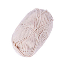 3Stk Weiches Strickgarn Beige Baumwolle Für Häkeln Stricken Warm