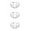 3Pcs Iron Guard Cover Explosionproof Wire Protector Silver 9