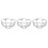 3Pcs Iron Guard Cover Explosionproof Wire Protector Silver 4
