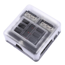 1Ensemble Support Fusible 6 Voies Plastique Multicolore Pour Voiture