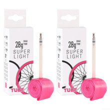 Set of Two Ultralight 700c Road Bike Inner Tubes 700x1832c with 65mm Valve Puncture Resistant