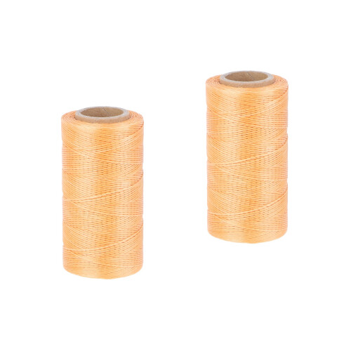 2Pièces Thread À Orange, Fil Plat Solide Pour Travaux Cuir 2