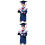 2Pièces Ensemble Gown Cap Confortable 4