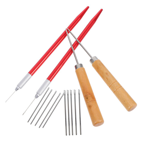 3Sets DIY Puppenhaar Set Für Wurzelhaar Und Perlen Einfädeln 1