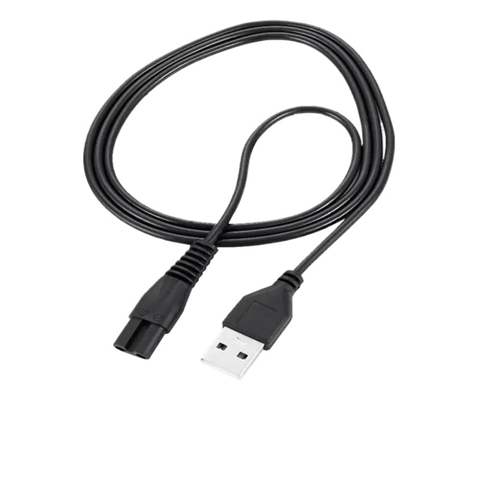 Electric Shaver Charger Cable with Fast Charging and AntiTangle Design for Grooming Trimmer