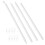 2Sets White Plastic Blind Stick with Hooks for Home Curtain Pull Rods 1