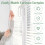 2Sets White Plastic Blind Stick with Hooks for Home Curtain Pull Rods 7