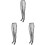 3Pièces Collants Résille Asymétriques Élégants 4