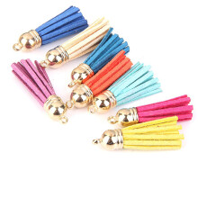 36 Pcs  Tassel Pendant Charms For Bag Key Chain Craft 4.3cm Colorful