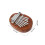 2Pcs Oval Shape Mini Kalimba Thumb Piano Portable Music Accessory 2