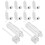 50Pcs Transparent Lip Gloss Tubes Clear DIY Empty Lipstick Containers 3