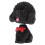 5Pièces Figurine Chiot Résine Noire Décoration Intérieure 2