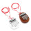 2Pcs Oval Shape Mini Kalimba Thumb Piano Portable Music Accessory 9