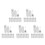 50Pcs Transparent Lip Gloss Tubes Clear DIY Empty Lipstick Containers 5
