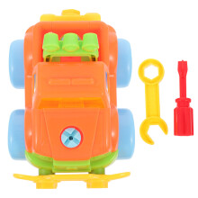 2Sets Baby Car Model Toy Colorful No Battery Kids Assembly Car Playset