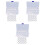 3Pcs Transparent Eye Lens Storage Case With Tweezer 3