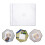 12Pcs Transparent Disc Organizer Cd Case Holder Storage Box 9