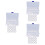 3Pcs Transparent Eye Lens Storage Case With Tweezer 6