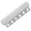 3Sets Multi-Functional White Wall Key Holder Rack with Strong Adhesive 3