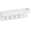 3Sets Multi-Functional White Wall Key Holder Rack with Strong Adhesive 1